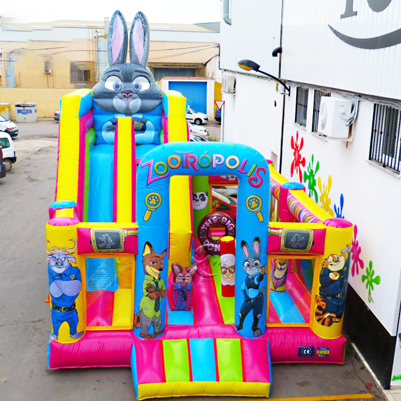 充气城堡室外户外儿童充气城堡大型广场游乐设备蹦蹦床儿童滑滑梯