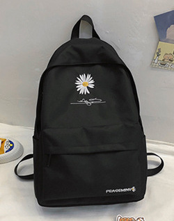 2020 nueva mochila de estudiante estilo coreano Daisy mochila versátil de gran capacidad mochila de viaje coreana suministro de mercado nocturno