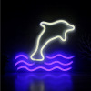 Creative Back Panel Neon Light Dolphin LED Acrylic Back Panel Neon Light Light Living Room Soft Light Light Light