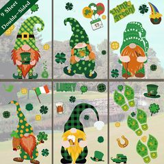 Amazon Irish St. Patrick's Day Faceless Dwarf Static Window Decal St. Patrick's Day Sticker