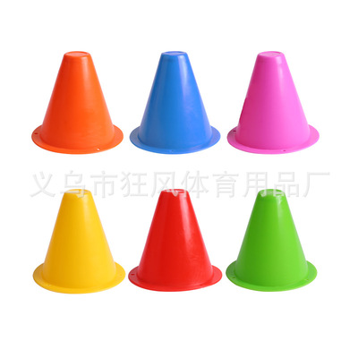 特价批发8cm软胶轮滑桩 足球训练标志桶 障碍物 溜冰旱冰用|ru