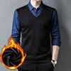 Careful 2020 winter new pattern Brand Men Lapel Youth daily Simplicity leisure time Sweater Leave two men