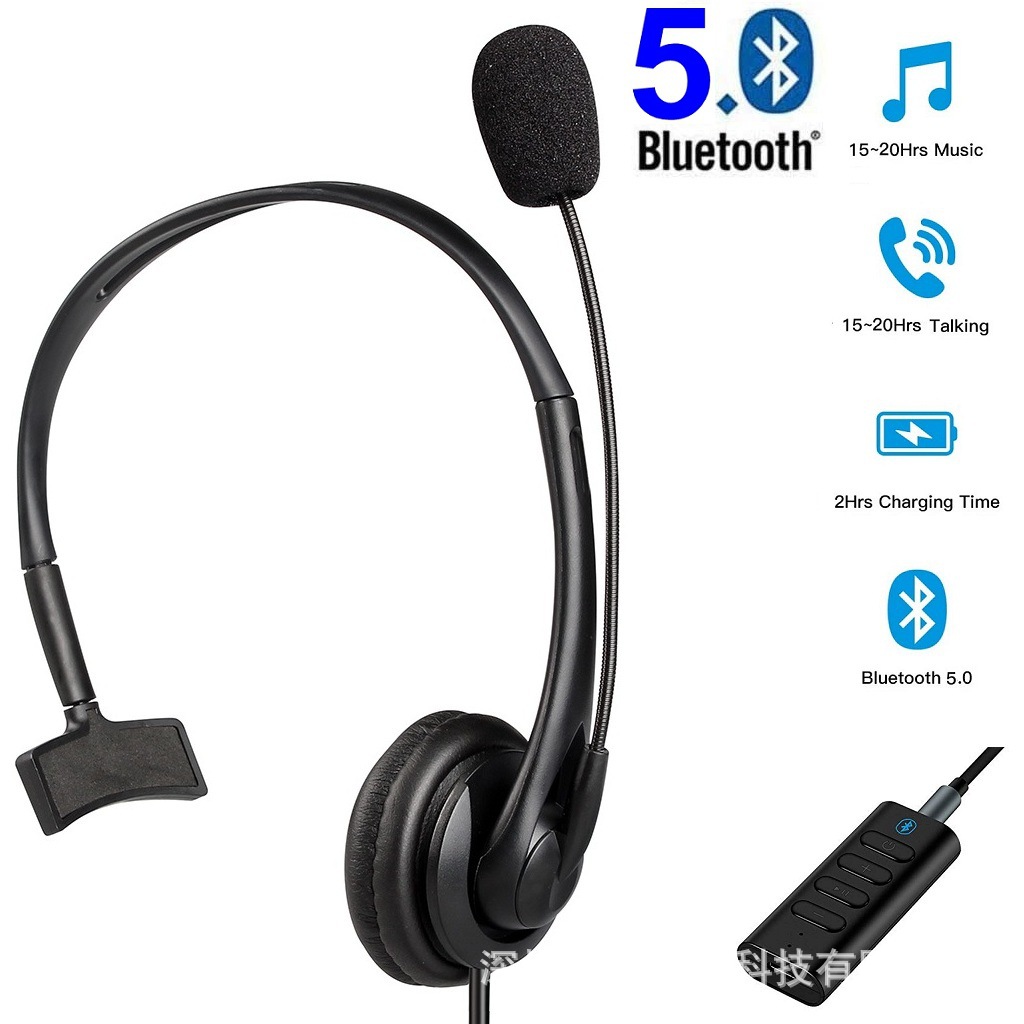 Factory direct monaural Bluetooth traffic headset headset wireless headset truck driver headset