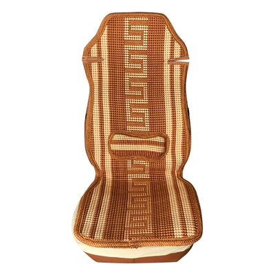Four Seasons Universal Single Cushion – Seat cushion, seat cover - machine-woven-ice-silk-cayenne-yellow-open-style