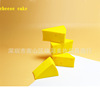 Lemon cosmetic sponge, yellow changeable triangle, does not fade