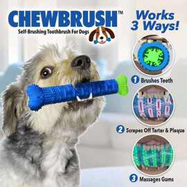 跨境热销 CHEWBRUSH 狗狗磨牙棒 宠物牙刷啃咬训练玩具宠物磨牙棒