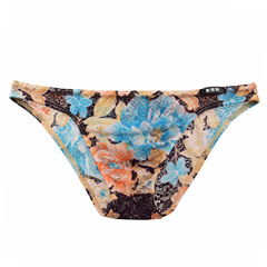 舒適透氣性感透明男內褲男士蕾絲情趣低腰短褲男士三角褲批發B148