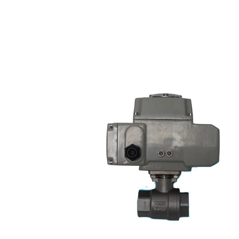 不锈钢电动二片式球阀 内螺纹球阀 二片式内螺纹球阀 不锈钢球阀