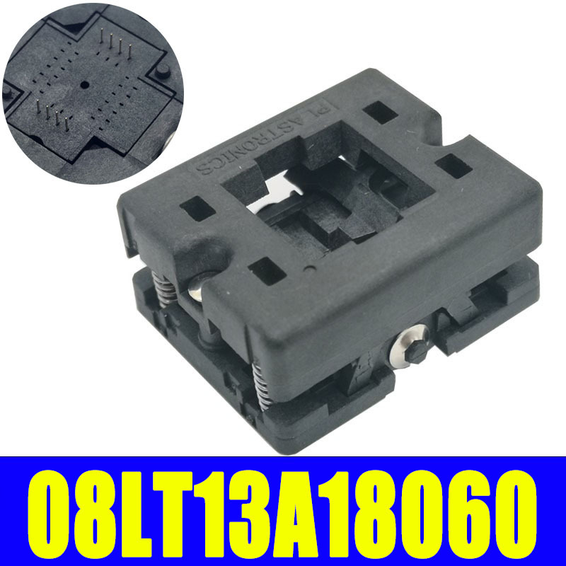 Plastronics美国原装 08LT13A18060 QFN8烧录座IC/测试座/空座