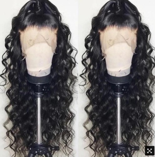 Curly Hair Wigs Parrucche per capelli ricci Special wig female synthetic wigs black long curly hair set