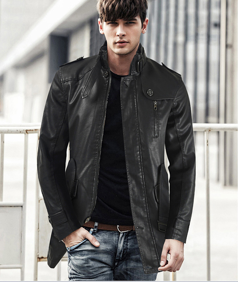 Veste en cuir homme - Ref 3443733 Image 4