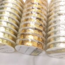 14K包金保色铜线 手工diy金丝软线缠绕编织定型线 串珠铜丝线材料