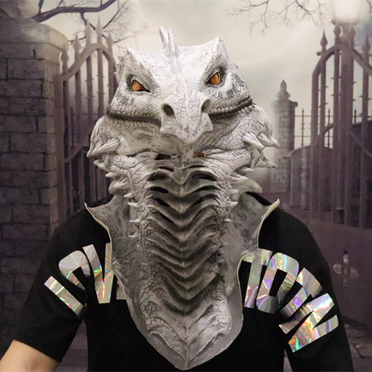 2020 nuevo juego de grifo de Halloween dragón máscara de látex realista accesorios de rendimiento de Halloween Venta caliente