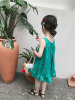 Children's summer skirt, sleevless dress, for 3-8 years old