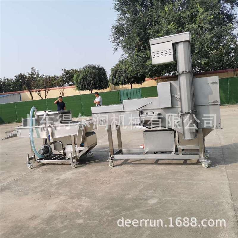 年终钜惠 600型多功能食品上粉机 平行裹粉 上浆裹粉生产线设备