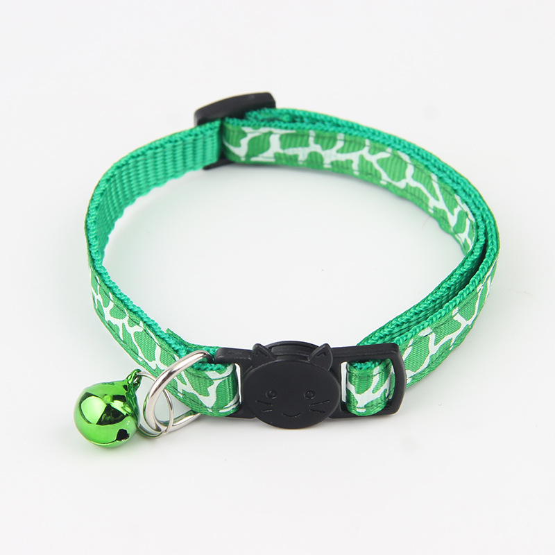 Nuevo collar de campana de mascota hebilla 1.0 collar de pegado mascota perro gato gran cantidad de stock gato