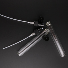 2/3/5/10ml Mini Portable Spray Bottle Perfume Glass Bottle Plastic Sprinkler Pull Tube Bottle Glass Dispensing Bottle