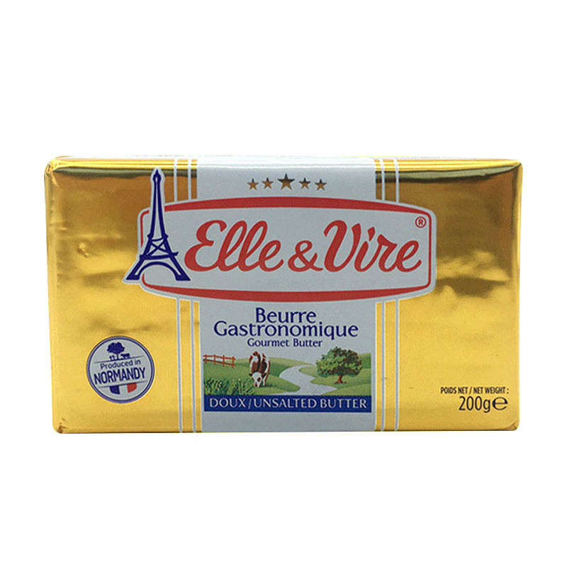 Philharmonic Wei iron tower butter 200g France Imported family Animal fermentation Cake baking Raw materials