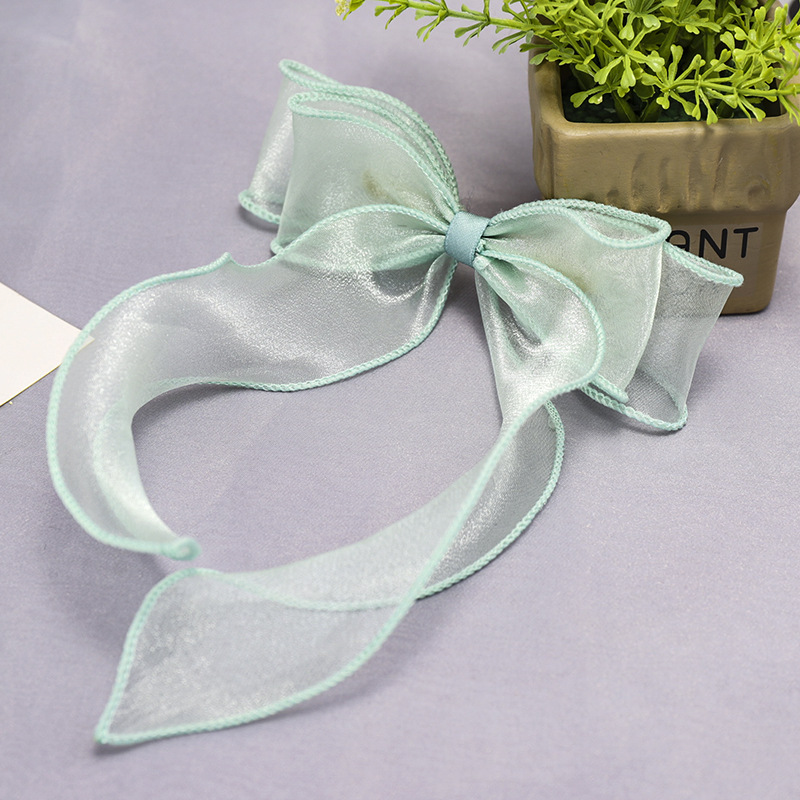 Sweet Solid Color Fabric Ribbon Hairpin Hair Accessories Fashion Hair Accessories Wholesale display picture 12