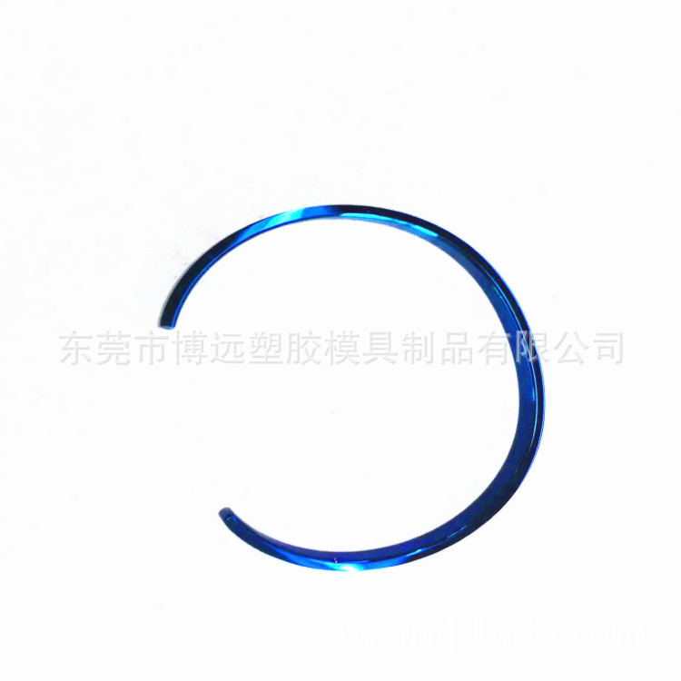 真空镀膜 不锈钢饰品真空电镀IP蓝 UV真空镀厂 电镀宝蓝色