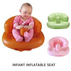婴儿多功能学坐椅餐椅便携式安全靠背浴凳座椅 宝宝充气沙发
