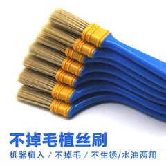 1 inch 2 inch 3 inch 4 inch 5 inch nylon filament plastic handle hair transplant brush long handle paint brush barbecue dust brush paint brush