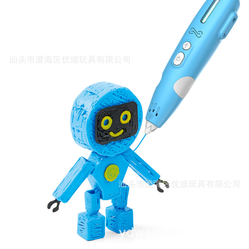 新款防近視3D繪畫筆 兒童畫筆玩具 低溫涂鴉立體繪畫筆