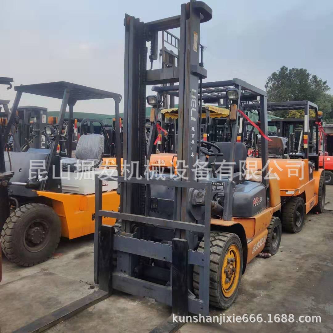 二手3吨合力叉车，手动，自动挡，标准配置，升高3米