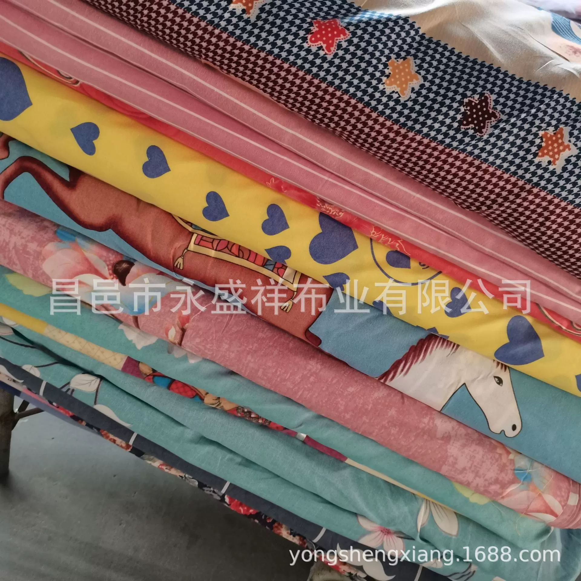 厂家清仓处理二等加厚植物羊绒家纺磨毛印花微残布现货库存花型