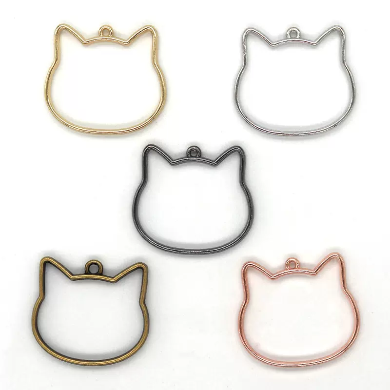 uv滴胶边框 diy制作饰品配件水晶滴胶模型合金边框 跨境电商热卖