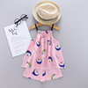 Summer brand children's pijama, silk set, Korean style, lifting effect, wholesale