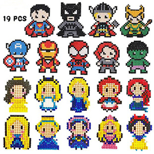 Amazon popular Diamond painting free stickers combination children's educational DIY toy stickers refrigerator decorative stickers