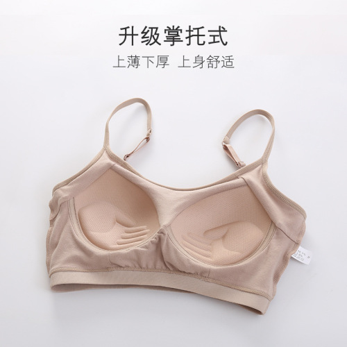 Pure cotton beautiful back sling Internet celebrity hot-selling chest-wrapped girl student gathered anti-exposure underwear all-in-one bra tube bra