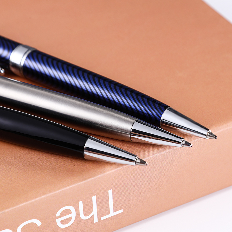 Suministro directo de fábrica Bolígrafo De Metal pluma de la oficina de negocios pluma personalizada publicidad regalo pluma de aceite pluma de metal de negocios