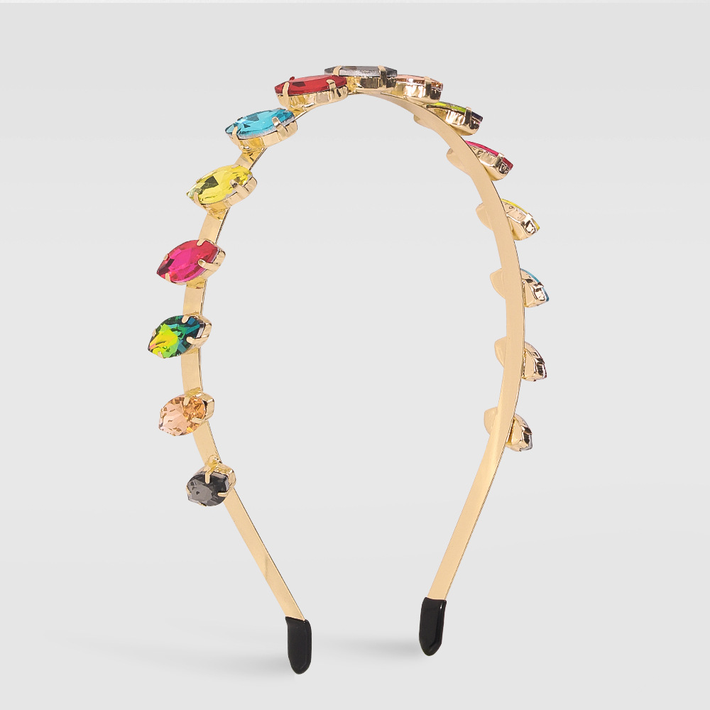 Fashion New  Diamond Color  Alloy  Headband display picture 5