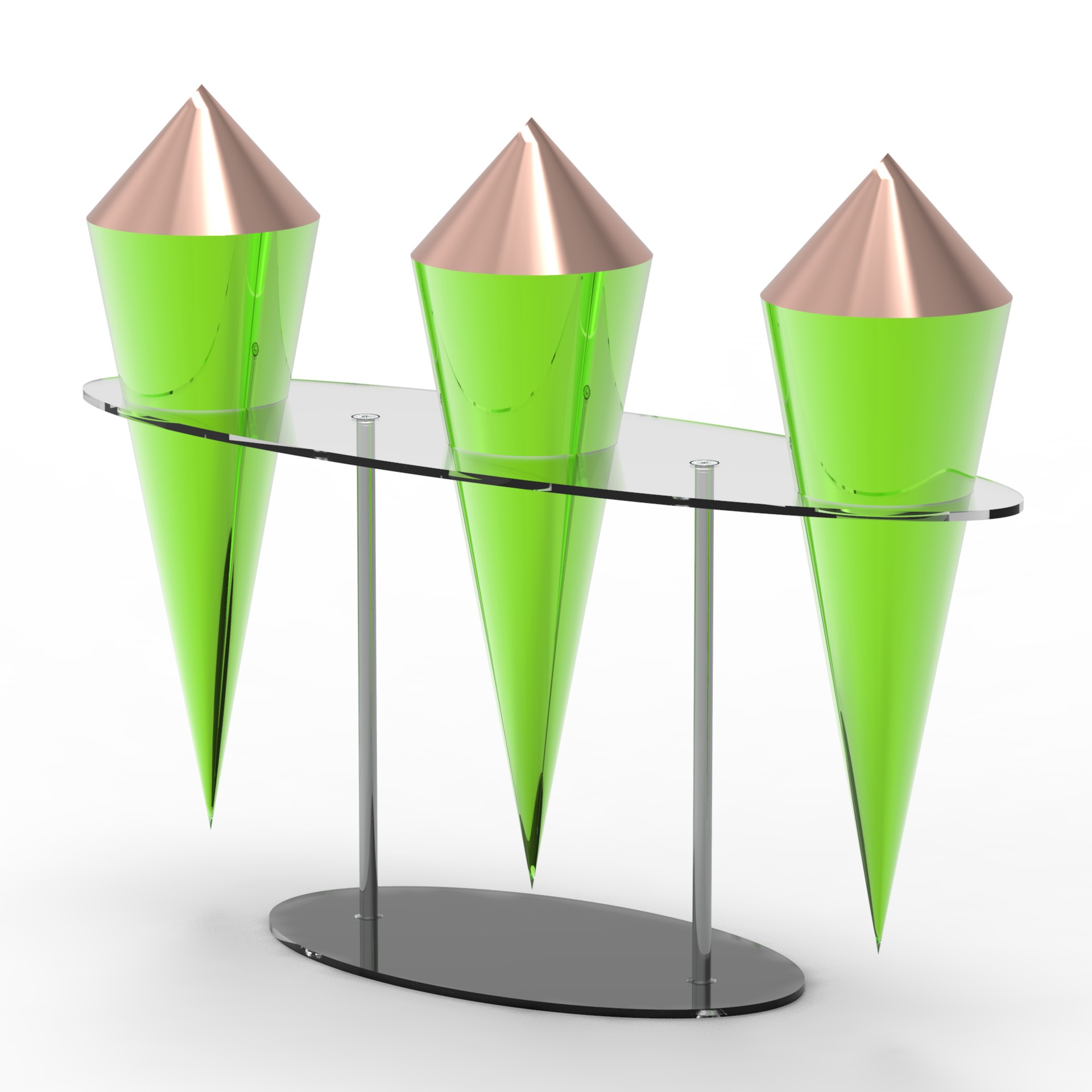 透明亚克力冰淇淋展示架甜筒架冰激凌蛋筒支架蛋卷架脆筒巨无霸用