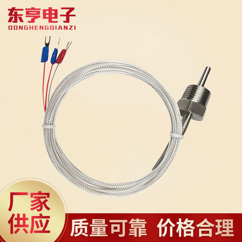 Заводская поставка PT 1/2 Teflon тепловое сопротивление RH-PT100-PTEF-M20-1M