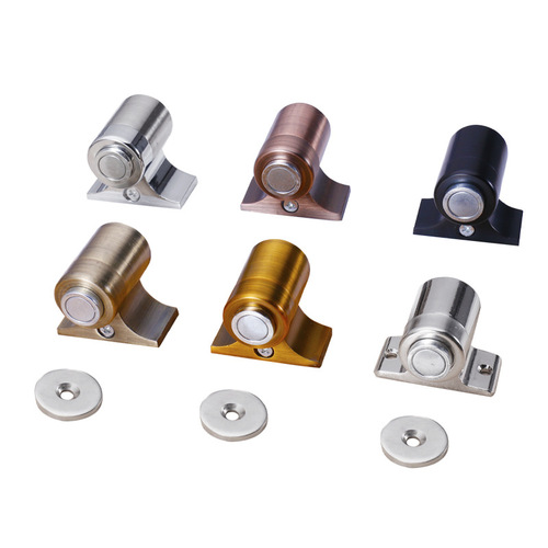 Zinc alloy motor floor absorber, thickened anti-collision floor absorber, indoor door strong magnetic door impact door absorber anti-collision device wholesale
