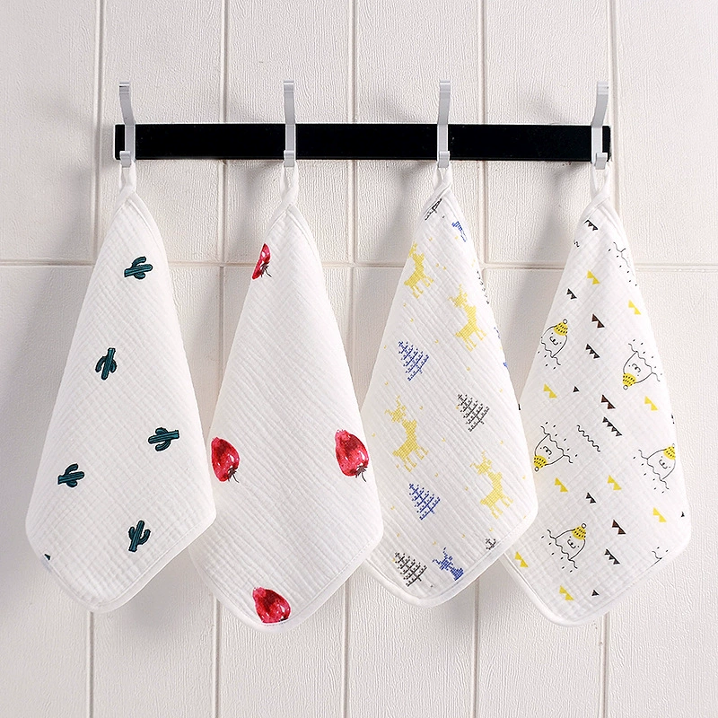 Новый креп окантовкой квадратный хлопок промывают марлю мягкий абсорбент детское полотенце производителей поколения волос