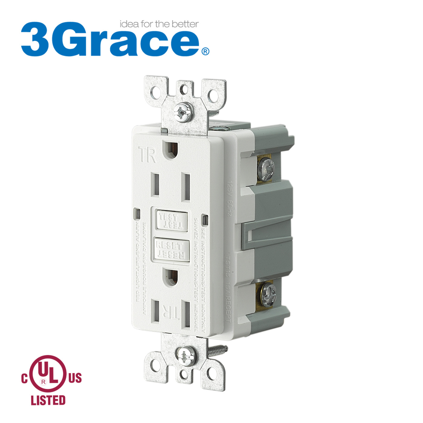 GFCI 美标接地漏电断路器 15A/20A 125V AC 60Hz