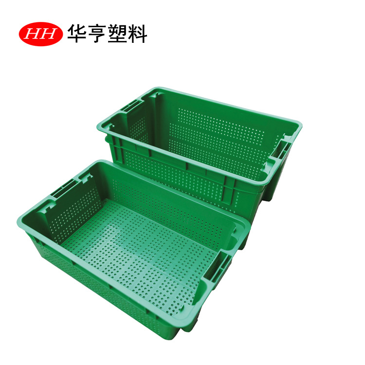 【华亨塑料厂家直销】塑料果蔬筐/错位筐-九型菜筐