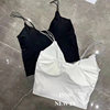 Summer silk tube top, underwear, suspenders, top with cups, bra top, push up T-shirt, 2020, beautiful back