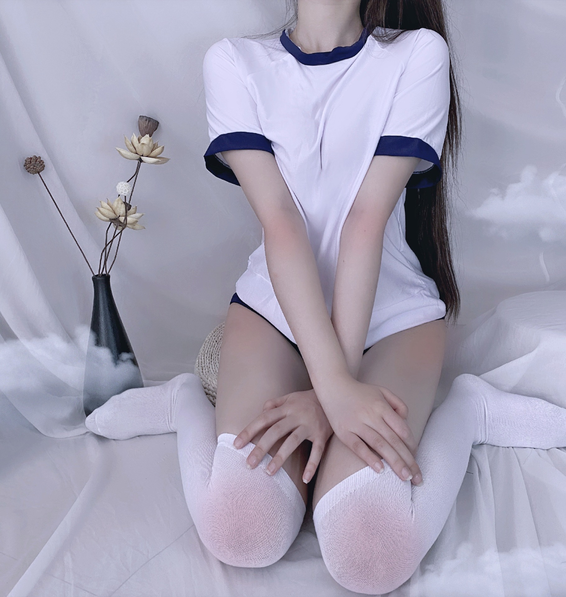 Celebridad en línea lencería sexy de estilo japonés joven estudiante ropa de gimnasia juventud vitalidad ropa deportiva ropa de estudiante JK lindo