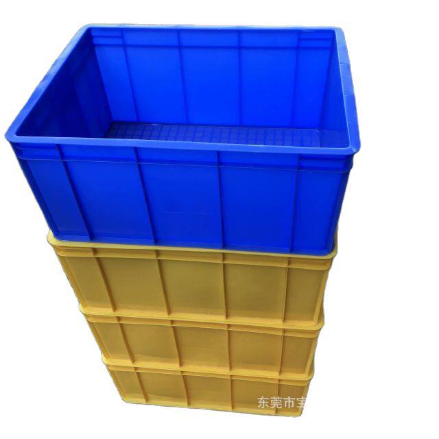 厂家供应 塑料防静电周转箱 PP黑色塑胶箱 加厚周转箱物料收纳
