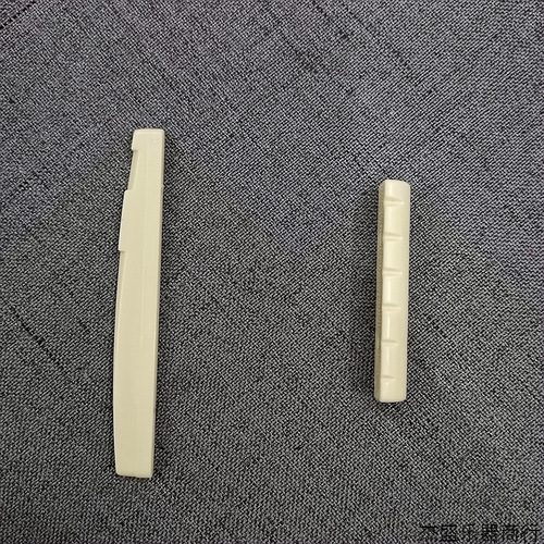 Cow bone saddle, folk guitar saddle, upper saddle, saddle bridge, white and black guitar saddle
