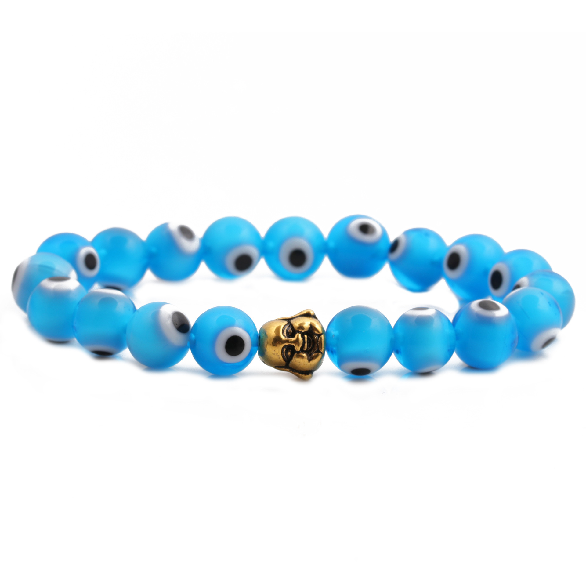 hot sale new Devilu0027s eye beaded Buddha head bracelet wholesale