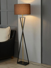 客廳落地燈簡約現代立燈卧室北歐輕奢極簡個性創意沙發燈立式台燈