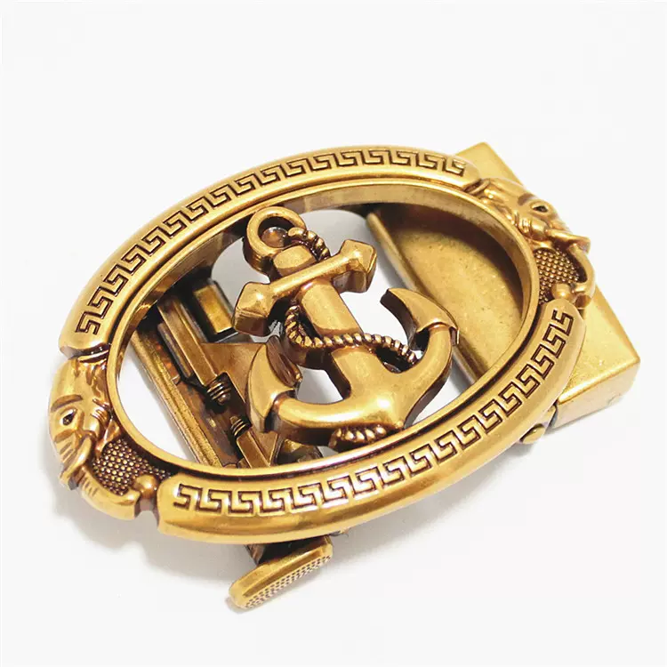 椭圆复古个性3.5cm皮带腰带扣时尚扣头可来样定男士皮带头自动扣