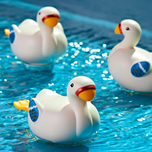 Cross-border baby bath toy wind-up swimming little white goose children's wind-up little turtle bathroom floating toy