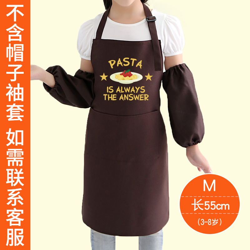Lindo anti-fouling delantal para niños logotipo personalizado hogar cocina comedor jardín de infantes arte pintura ropa impresión